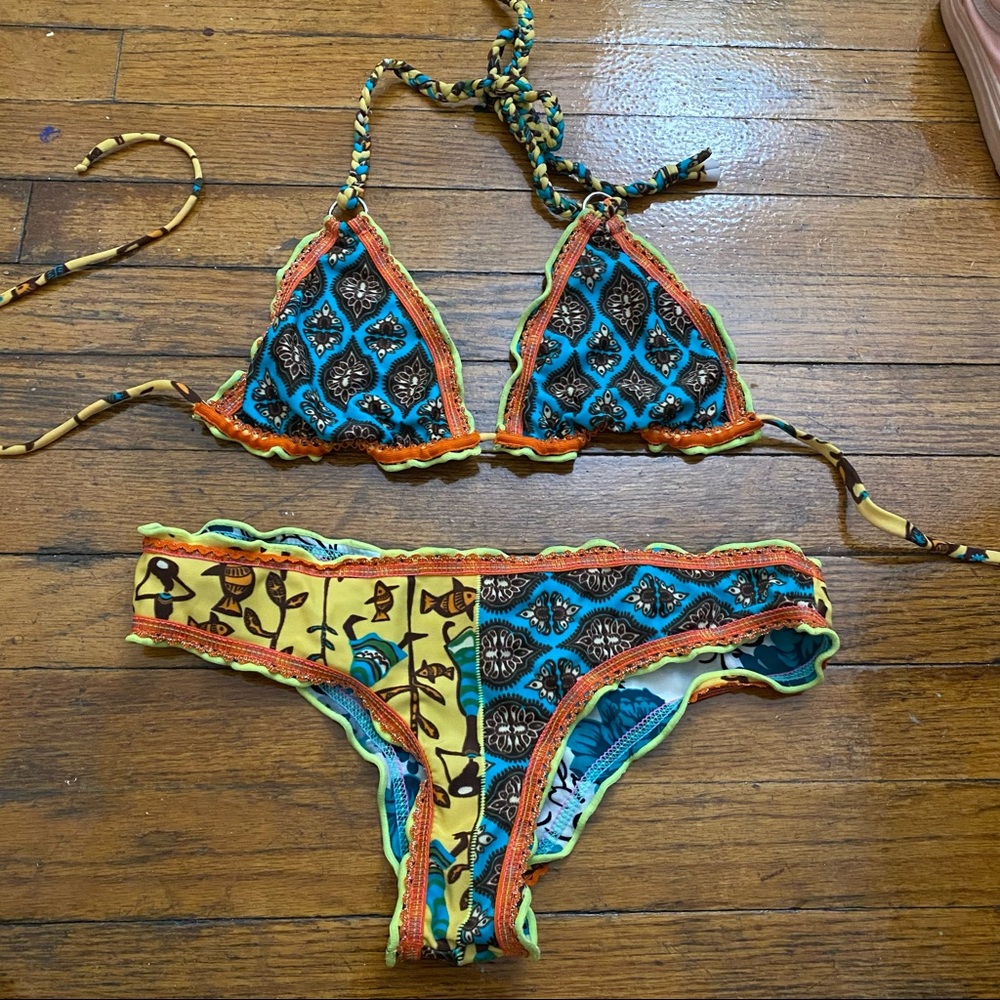 Agua Bendita doble sided bikini new without tags.